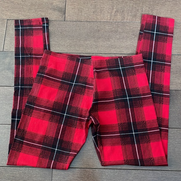 NWOT plaid leggings - Picture 3 of 4